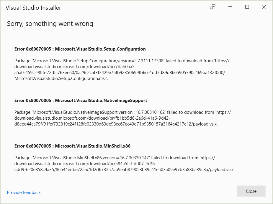 Error while updating visual studio, Also installing visual studio corrupted my user... 72273400-6a5e-4693-a178-f8eccdb5ff96?upload=true.png