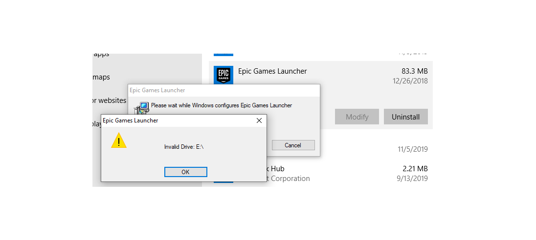 Can't uninstall program from non-existent, removed, dead drive. 72513e35-1846-4e13-8436-bd0ec7e28c5b?upload=true.png
