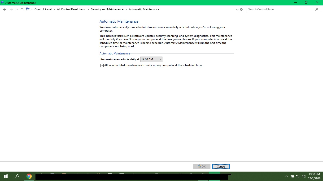Scheduling Windows Defender scan in Maintenance Settings 727bf1df-843b-4c5d-bf66-eb347c76e4c3?upload=true.jpg