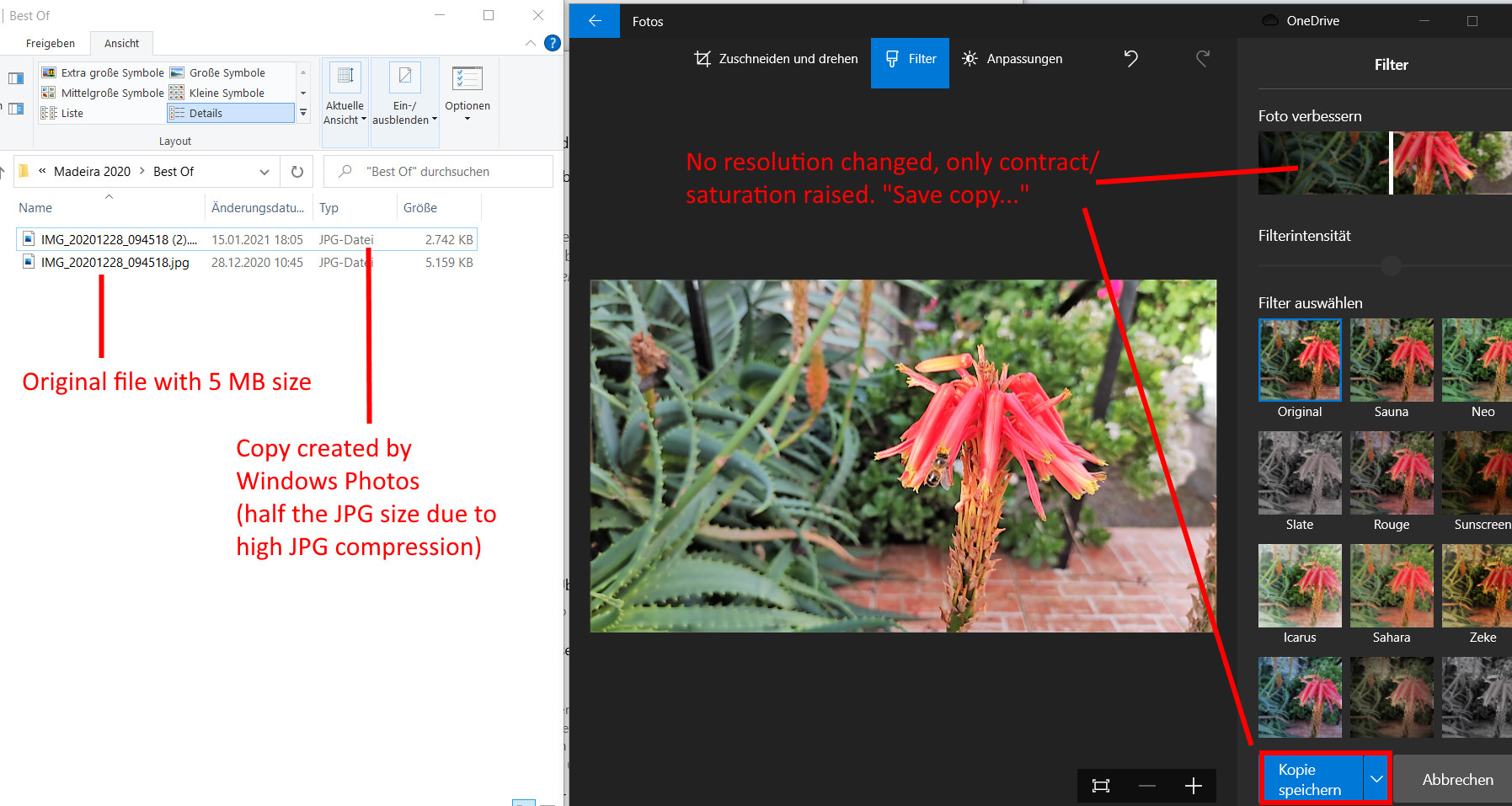 Microsoft Photos "Save copy"-feature saves low-quality JPGs, rendering the program rather... 731a3c35-c63c-49f9-a5e3-97e14d87b991?upload=true.jpg