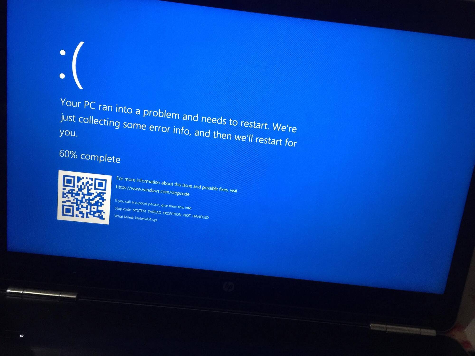 Stop Code: System thread Exception Not Handled 732693fe-179d-4776-9878-05ad50590b6b?upload=true.jpg