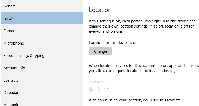 ? How can I restore my location selection option it has been greyed out since a  W10 Dec... 733024f1-4e5e-495f-8501-129dcc2d3e78.jpg