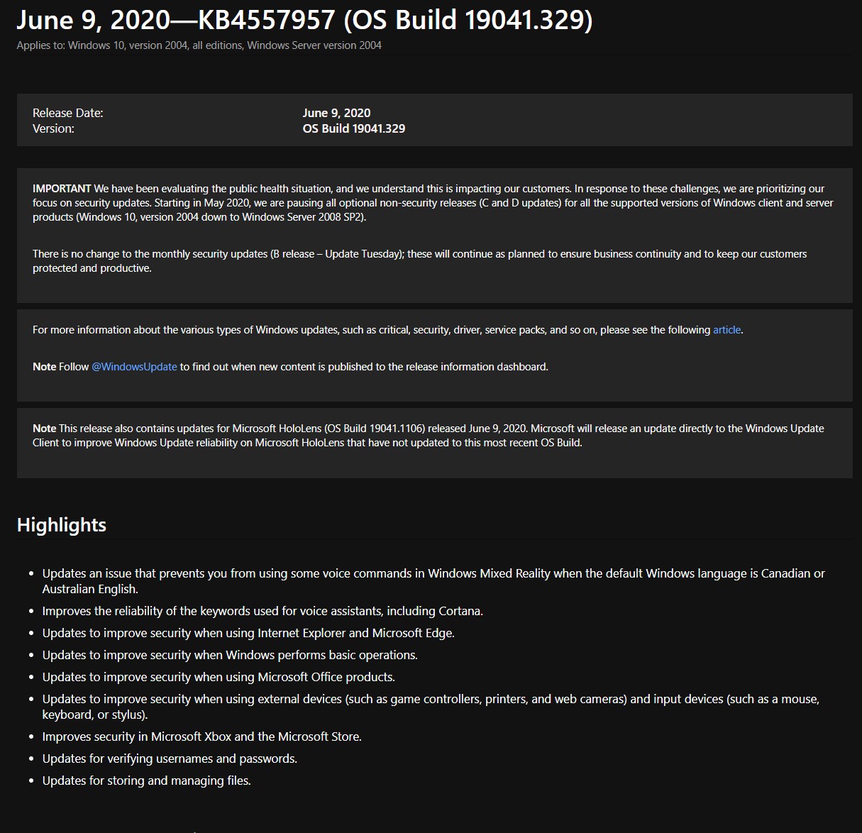 It's Patch Tuesday 6/9/20 for Windows 10 May 2004 733ac4e0-75e1-43cb-a4c1-ce1db653ef97?upload=true.jpg