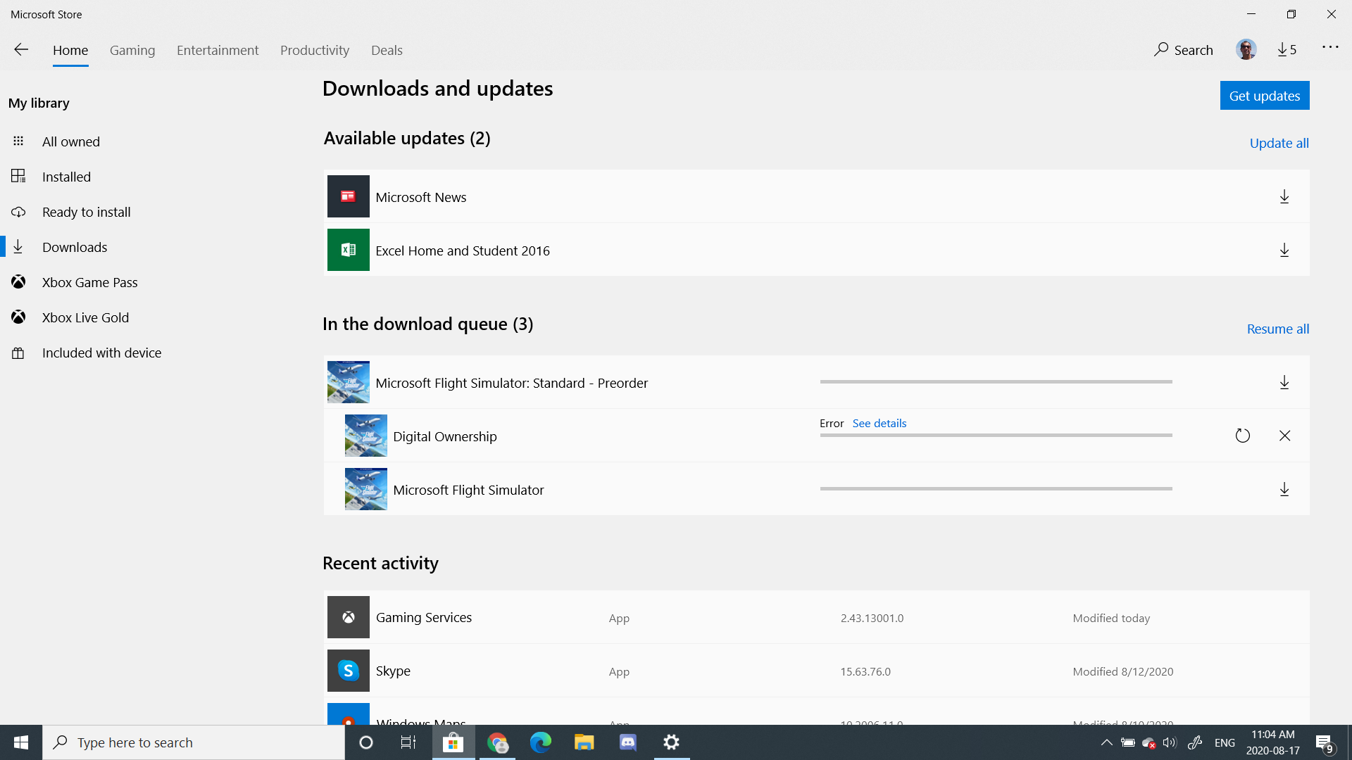 How can I fix error code 0x80073cf3 when trying to install Microsoft Flight Simulator 2020? 738b3d94-84f1-45b6-b535-7463b8e29719?upload=true.png