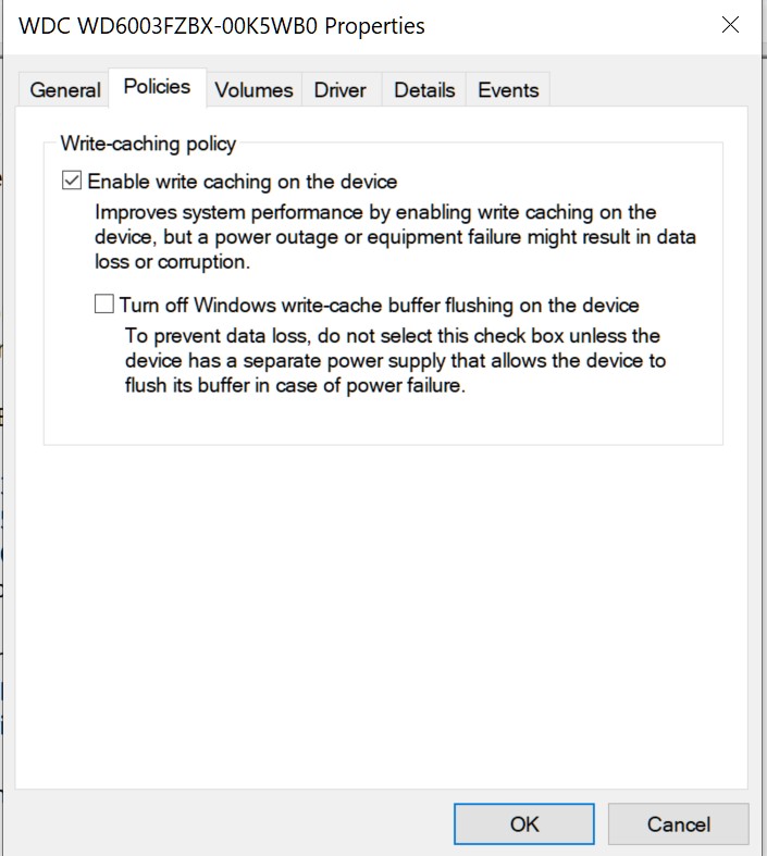 What would cause a considerable speed difference between Bitlocker enabled HDD's in Win 10... 73d7b59f-60a7-4d87-b916-e039f78ad043?upload=true.jpg