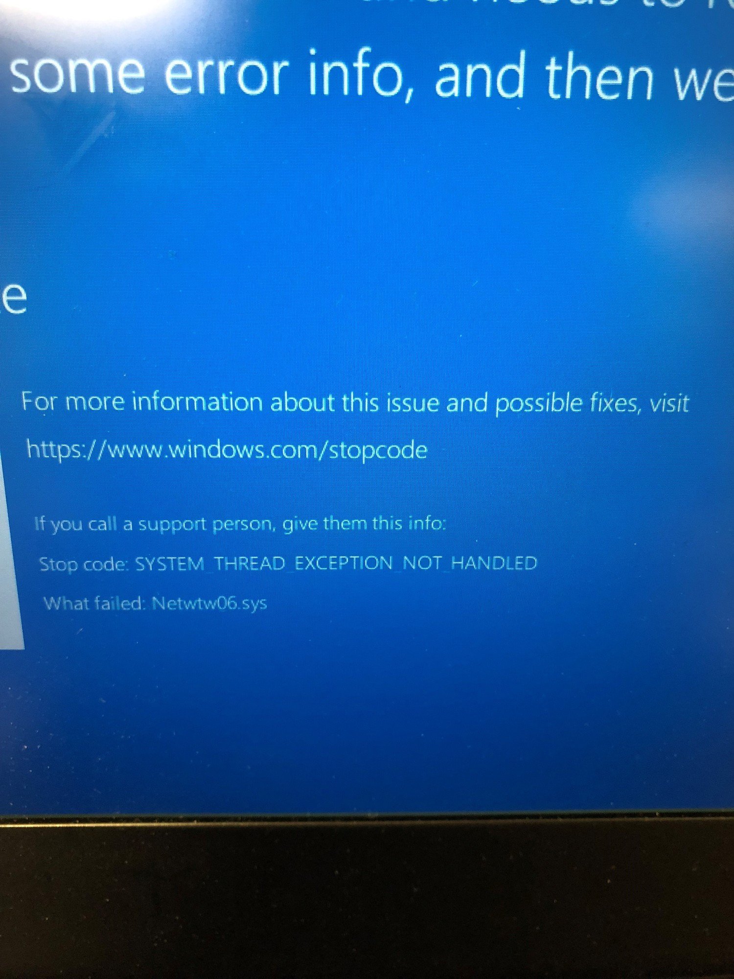 SYSTEM_THREAD_EXCEPTION_NOT_HANDLED 73df7eee-0762-4a2d-9833-b7504bfd51da?upload=true.jpg
