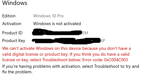 I can not activate my newly bought windows 10 pro with Product Key 7482a6b4-678f-4303-b861-01f090253d05?upload=true.png