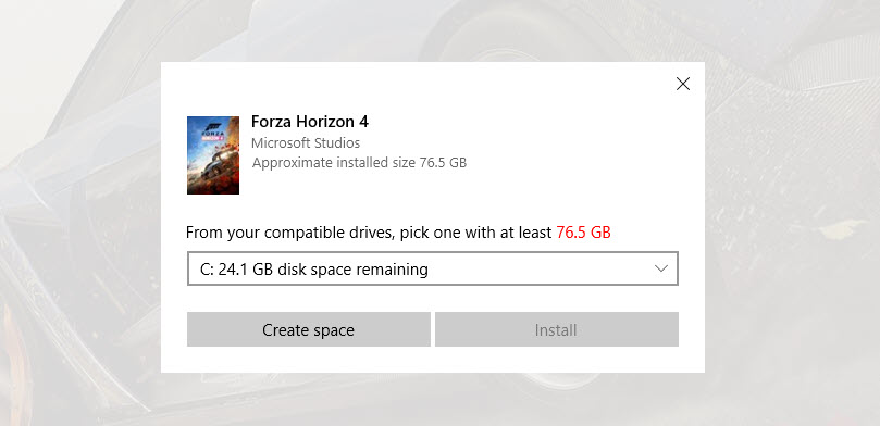 Trying to install Forza Horizon 4 on my PC 74849d4f-dc69-4f9f-82cb-cc16d38b699a?upload=true.jpg
