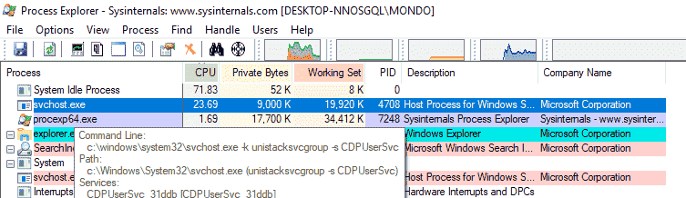 SVCHost CDPUserSvc using 25% of CPU every startup !! 7495c8aa-2475-4439-bf72-5f245eb3190a?upload=true.png