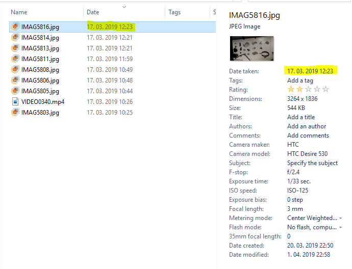 Date taken is not shown in Windows Explorer when Arrange by Day is used (on Windows 10) 74bea3c6-a599-4ab2-b1b0-d5c238f95087?upload=true.png