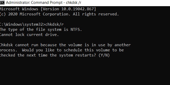 chkdsk cmd prompt error 75162b3a-e013-47d1-b95a-0ca406d2c4b8?upload=true.jpg