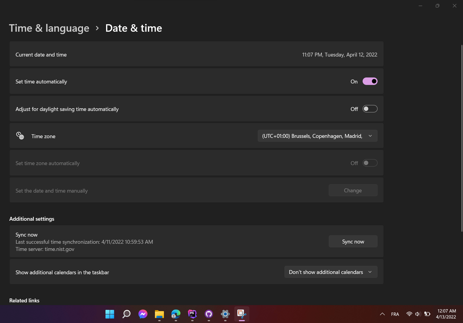 Taskbar clock is one hour ahead of internal clock 7534e355-fd34-420c-b434-2a9bda5b0fee?upload=true.png