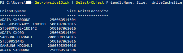 Why is my SSD Journal drive's WriteCacheSize blank in Storage Spaces? 753d7a64-06d8-4a79-9313-21bc170a5360?upload=true.png