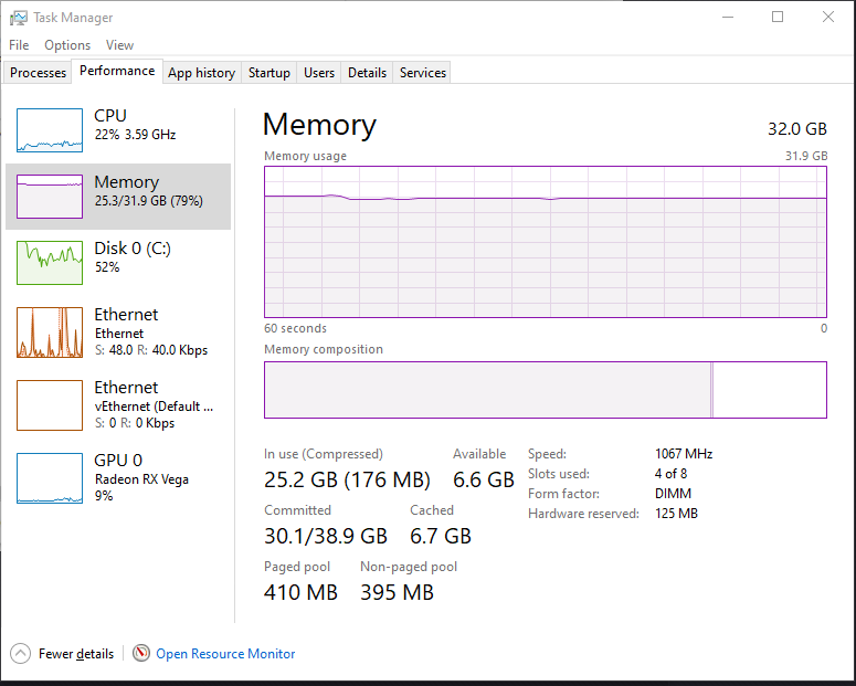 Task manager shows using 80%+ memory only displaying me using less than 1 gb 75576cf2-f5cb-4b76-86e7-5634060d8618?upload=true.png