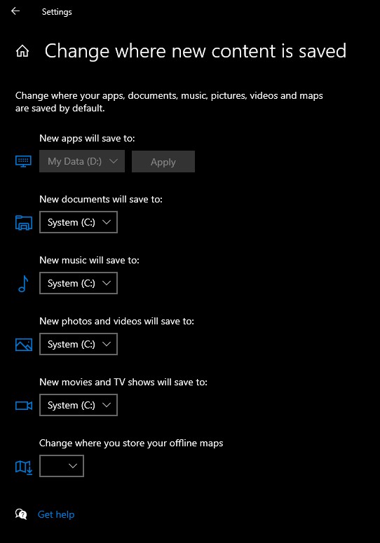 Unable to change default location for new content 7570ee8c-b920-4441-a92b-28cbcf3d55ac?upload=true.jpg