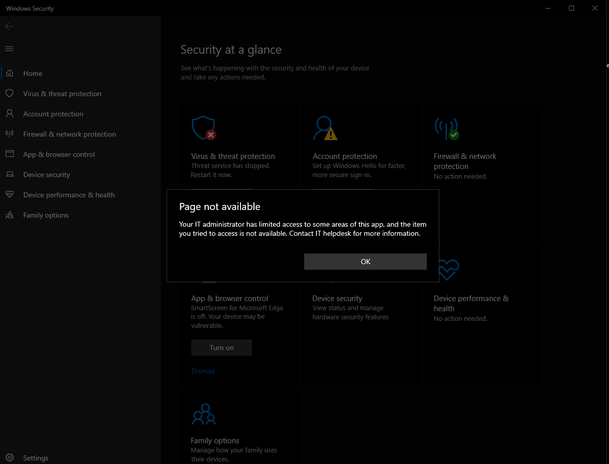 windows defender not working page not available your IT admin. 759a4f66-8442-4123-9620-80e97d9726d2?upload=true.png