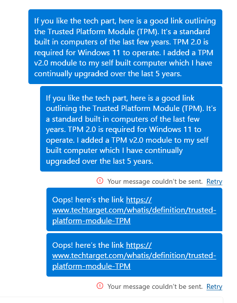 Phone link lets me send messages. But it does not see or display messages sent to me. It... 75b6ad7c-5440-4198-bffd-a96fd2df46d7?upload=true.png