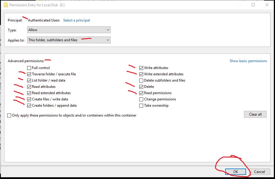 Ownership and permissions of my drives and my folders change without my knowledge and I am... 75db5c87-a394-4a74-8419-49e37725b639?upload=true.jpg