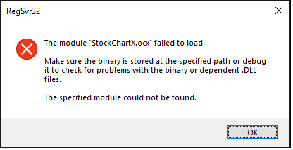 The module "StockChartX.OCX" failed to load. 75e84e77-0a75-424a-b9a4-2533a7f8eef1?upload=true.png
