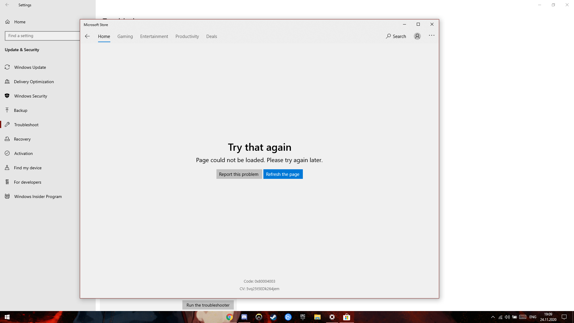 Microsoft Store error Code: 0x80004003 75ed4360-c4c3-48aa-917a-0802b6dd472f?upload=true.png