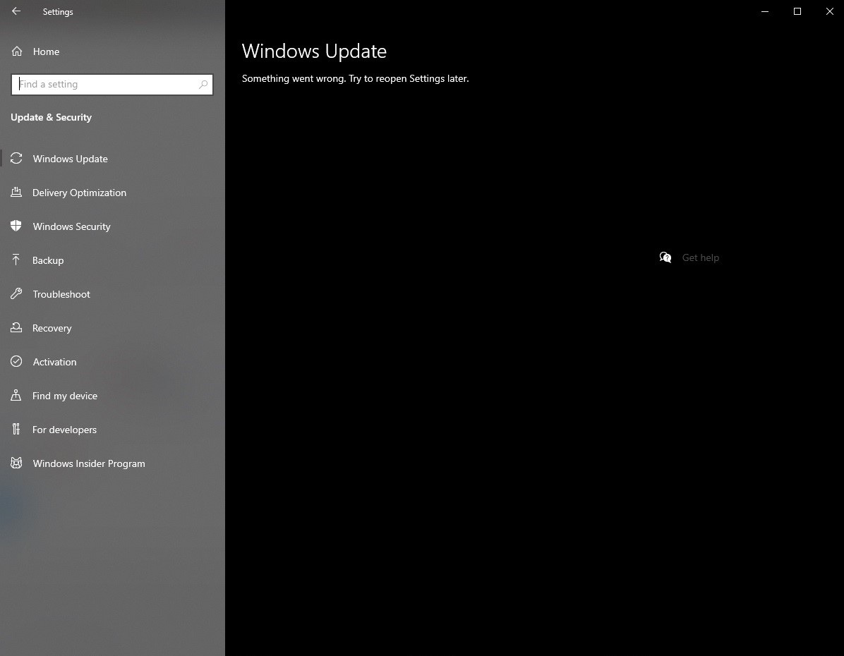 windows 10 update menu was not loading.. needs some help urgent 75f61d07-a57b-4e84-bbb6-6725a2278a88?upload=true.jpg