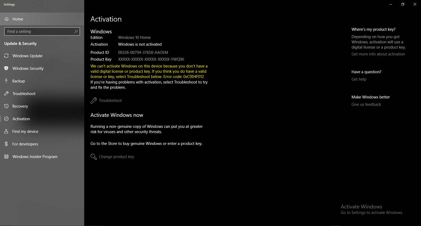 Windows Activation Weirdness 760aaab7-9a6a-4080-92e9-a154fa0013f0?upload=true.png