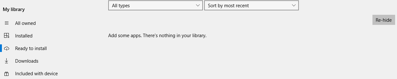 Windows 10 - Windows Store/Website Not Showing Owned Apps Performed Recommended Fixes 7610d432-55a7-42dc-a12b-d785b7275b0e?upload=true.png