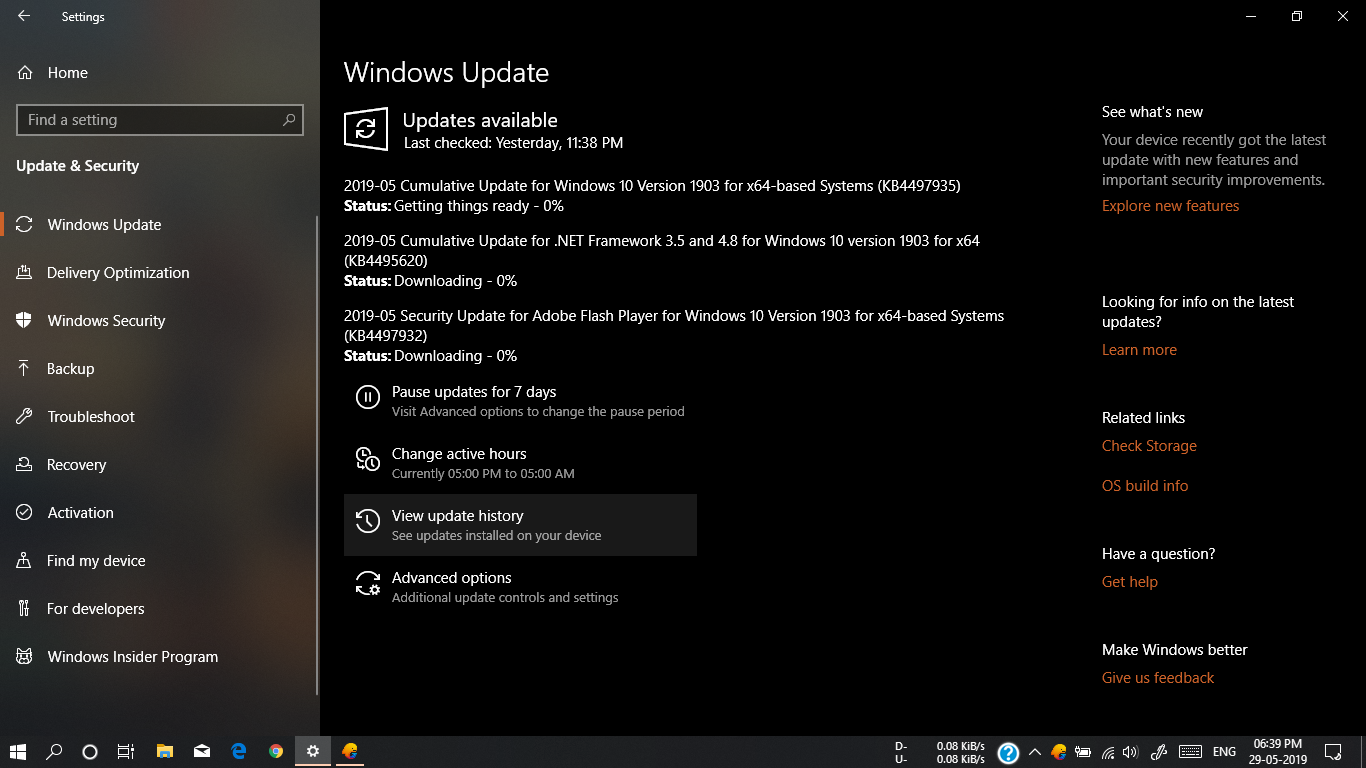 updates are not been downloading from past 3weeks 766109af-fd4d-46ca-a4ed-97b32004d93f?upload=true.png