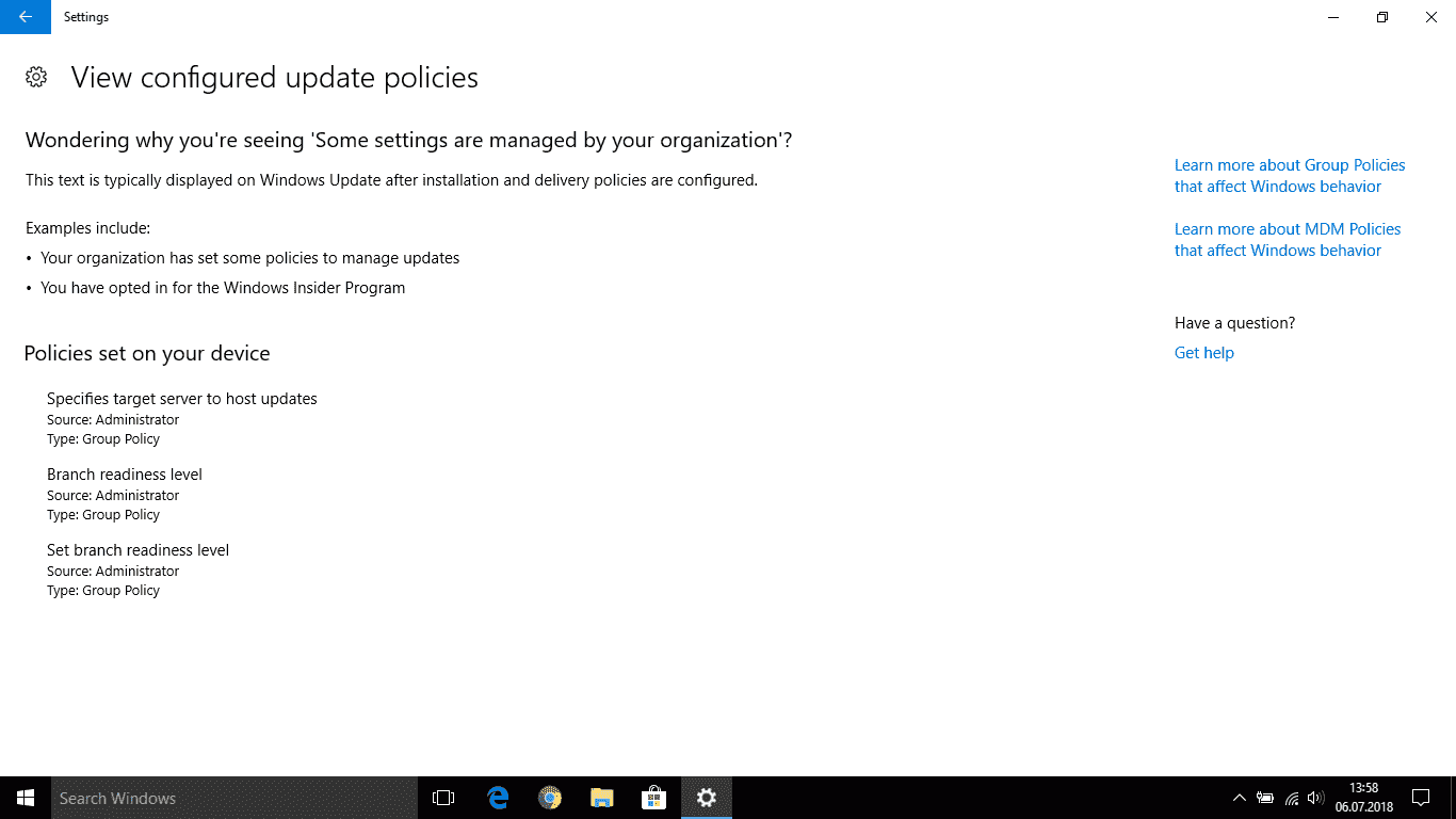 Resetting the group policies , to make this red thing ,,some settings are managed by your... 769f9cc0-8b64-4434-ad64-111108f5782f?upload=true.png