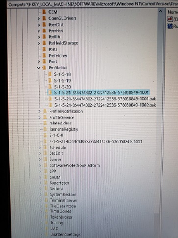Editing the Registry in Windows 10 for User profile service failed the logon, user profile... 76aac5f7-8708-4f0d-b9e7-064e5b12ee6c?upload=true.jpg