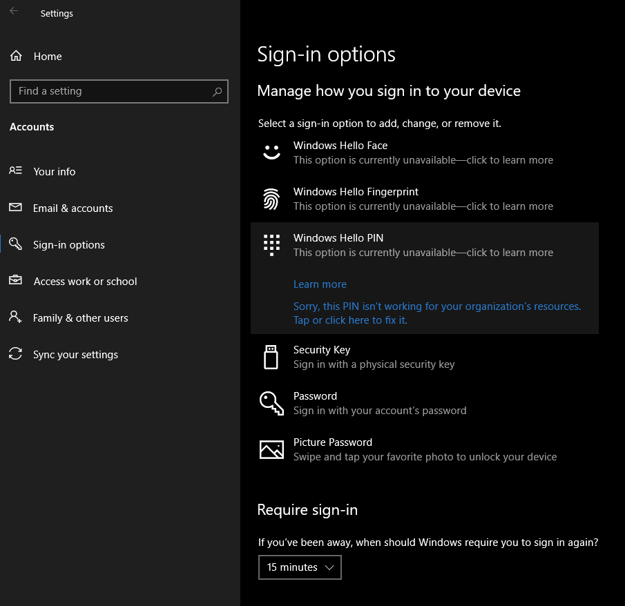 No option to change the pin 76b26121-de78-41f0-9ed6-0ffaa90ab578?upload=true.png