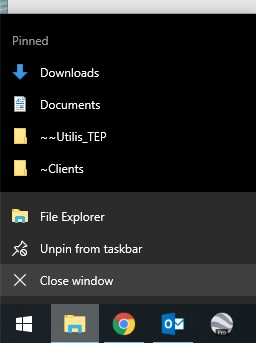 Pinned folders not showing in taskbar right click menu 76b59a59-a1b4-41de-bd2f-044b465e166d?upload=true.jpg