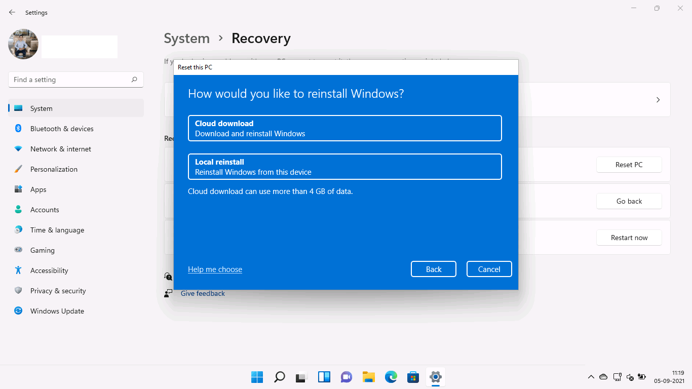 Windows 11 reset on its own. 76db4367-21aa-435d-ab13-e82584c7d1d4?upload=true.png