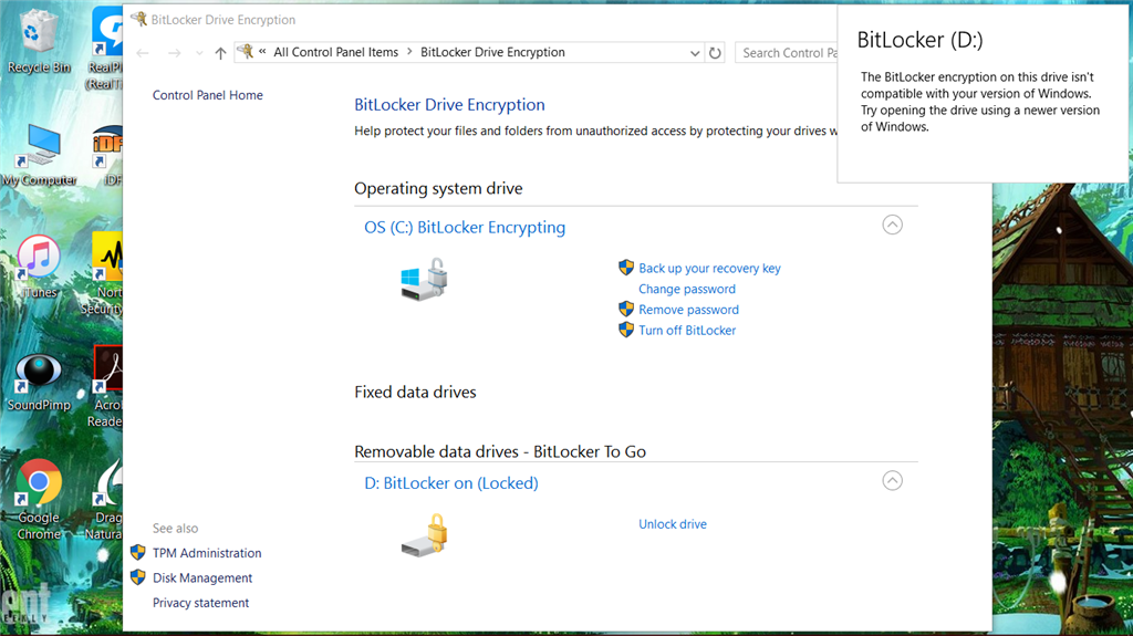 bit locker error: The Bitlocker encryption on this drive isn't compatible with the version... 77627247-ebd9-4c65-81b1-31098d5ac99e.png