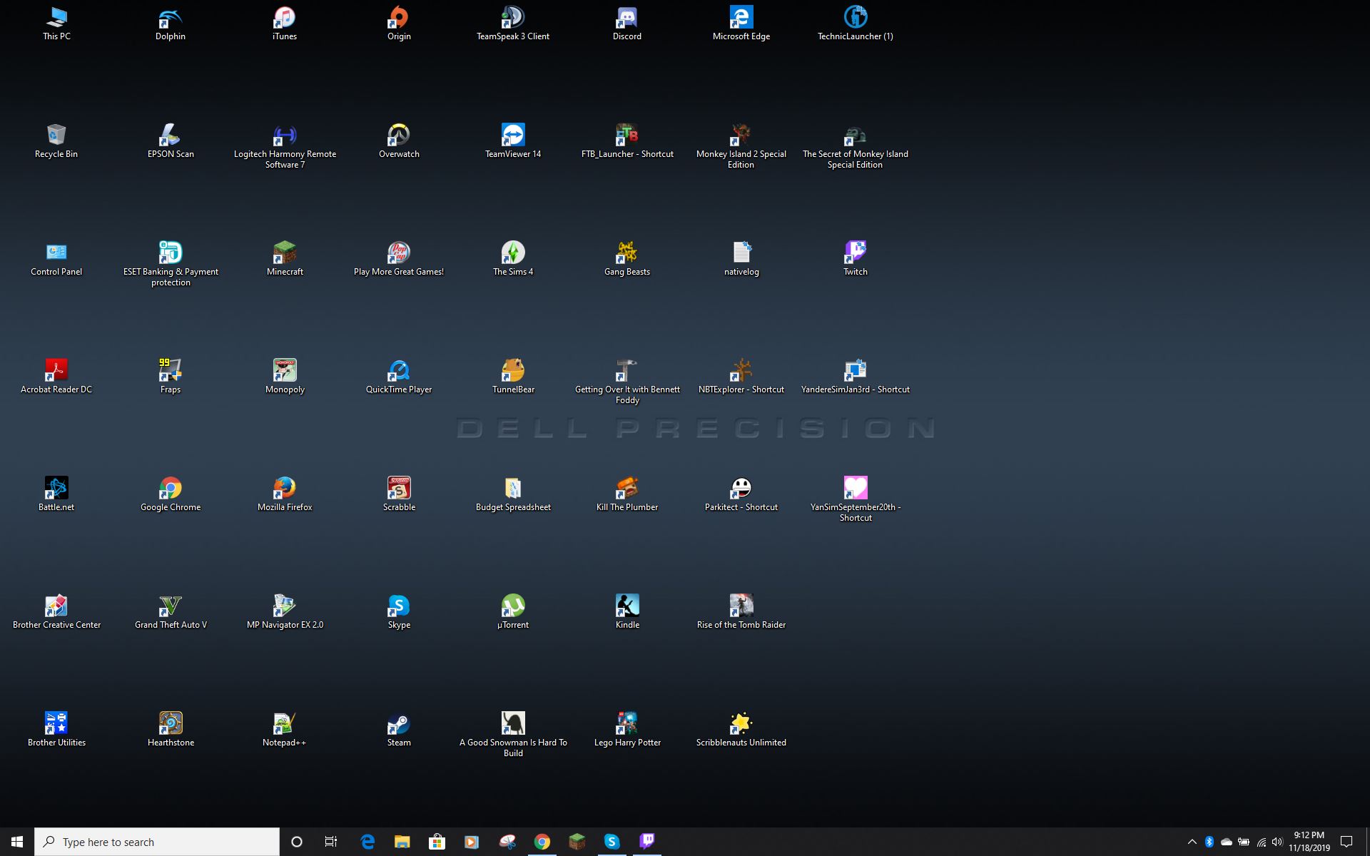 Windows desktop icons are weirdly spaced out. 777284f7-f38c-4278-b67f-6f0343408561?upload=true.jpg