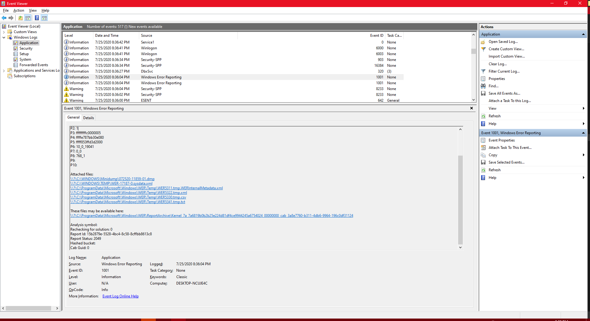 Multiple types of BSOD + Dont understand report of Kernel Data Inpage Error BSOD report in... 7793e29f-efaa-4322-bbe9-28281082251d?upload=true.png