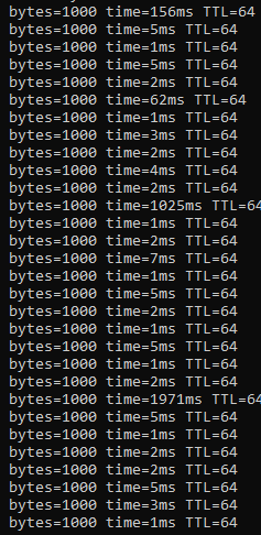 Ping spike every 5 seconds. 77a8520f-52fa-4eb7-819d-794cbc31d1e9?upload=true.png