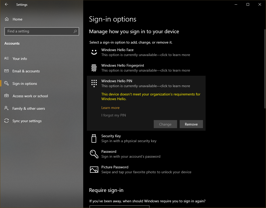 this device doesn't meet your organization's requirements for windows hello -- PIN 77be6e47-ad54-4505-ad36-ae42597e3b22?upload=true.png
