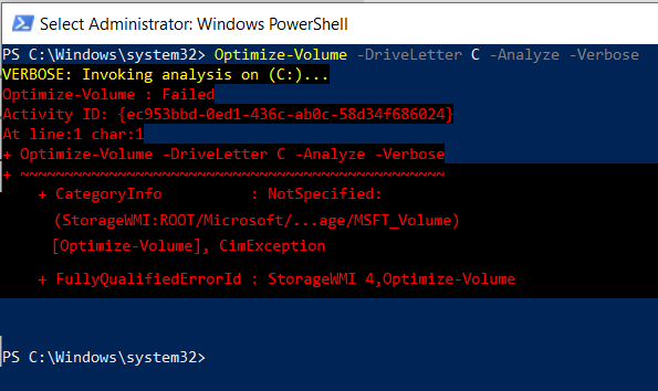 Literally nothing works 77d1617641823t-running-optimize-literally-does-nothing-ps-yields-error-powershell-defrag-results.png
