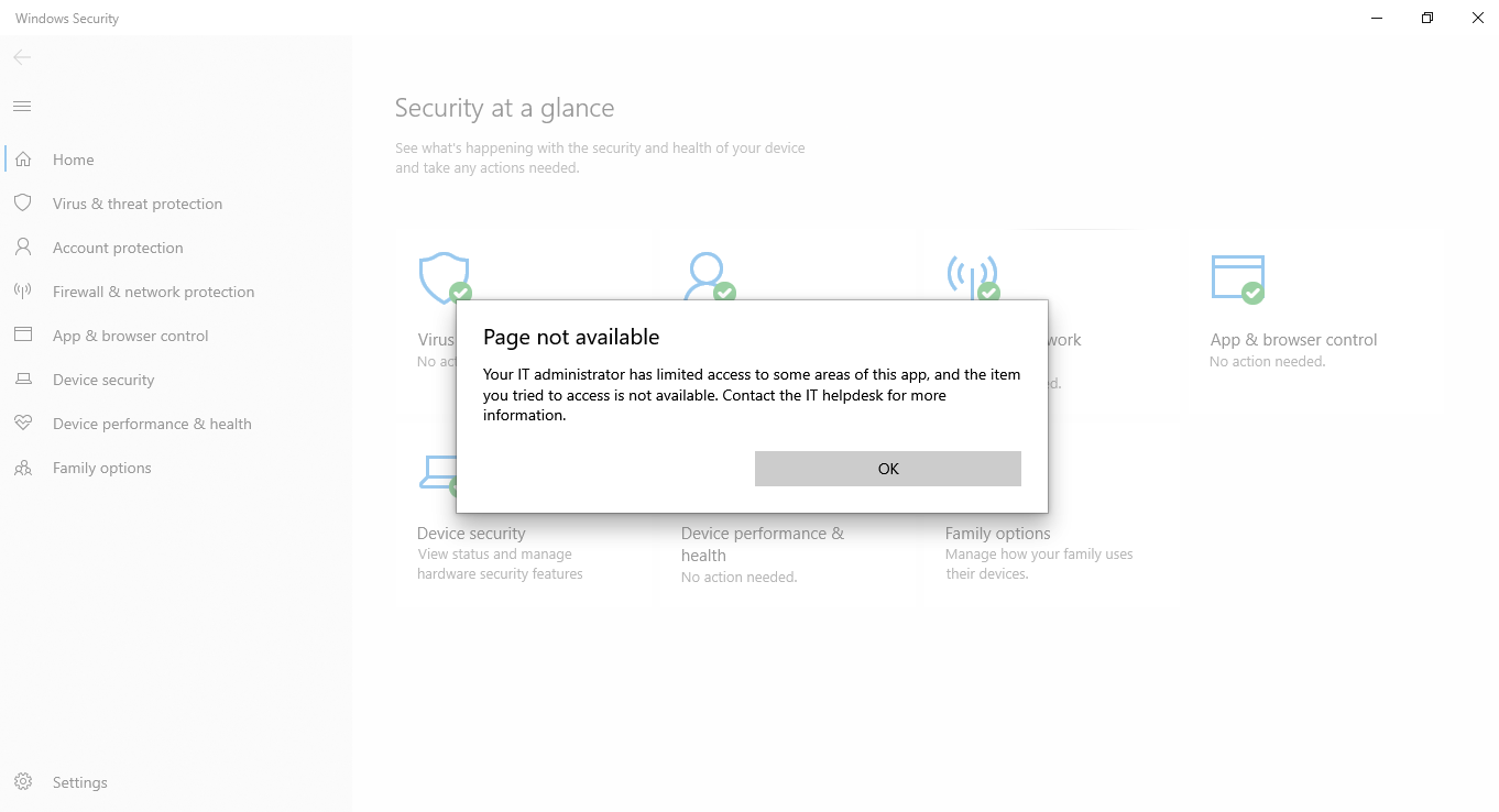 my microsoft defender antivirus shows its was snoozed 781a7236-9f15-4d14-b9b3-8d1e5817216d?upload=true.png