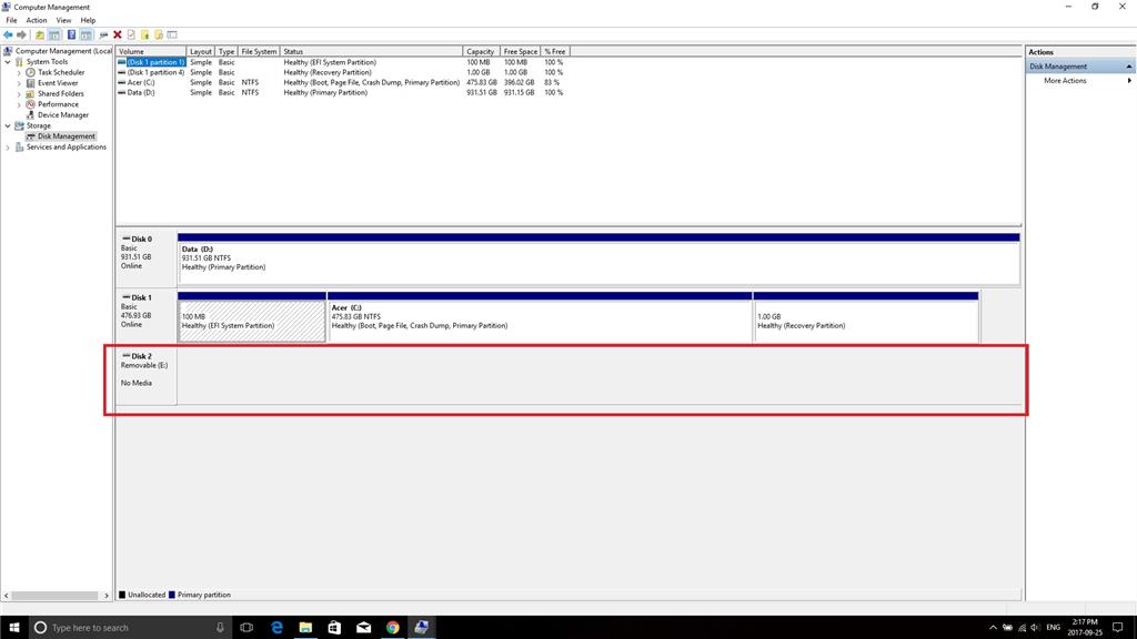 LaCie d2 Quadro 3.0 Hard Drive not installing on Windows 10 786249d7-004a-4aee-a277-a5215484b7b7.jpg
