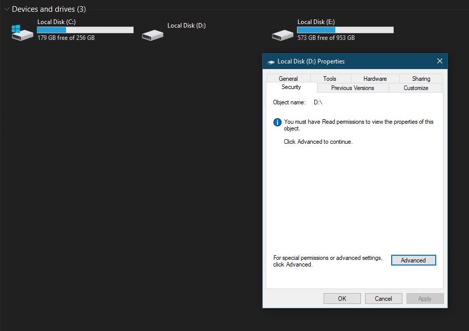 Win 10 partition access denied 7875b348-19c2-4f7e-97e8-3e3df1893039?upload=true.jpg