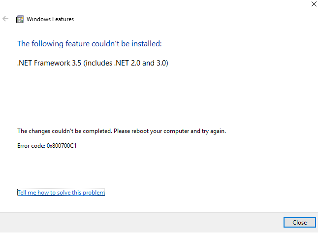 Can't install Net Framework 3.5 789a2444-795f-44d2-a939-539d6d9f91e7?upload=true.png