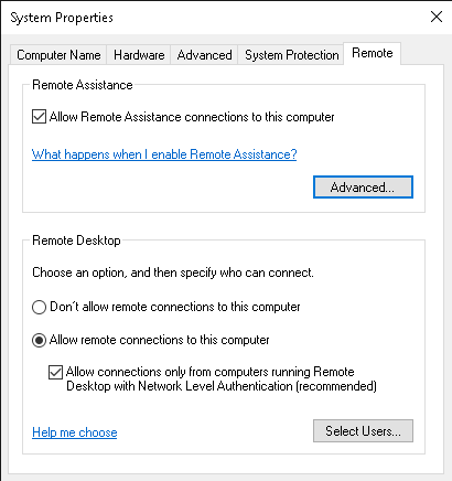 Remote Desktop Denying Password after system restore. 78a21233-a2b4-4d9a-b9da-720d0645aee1?upload=true.png