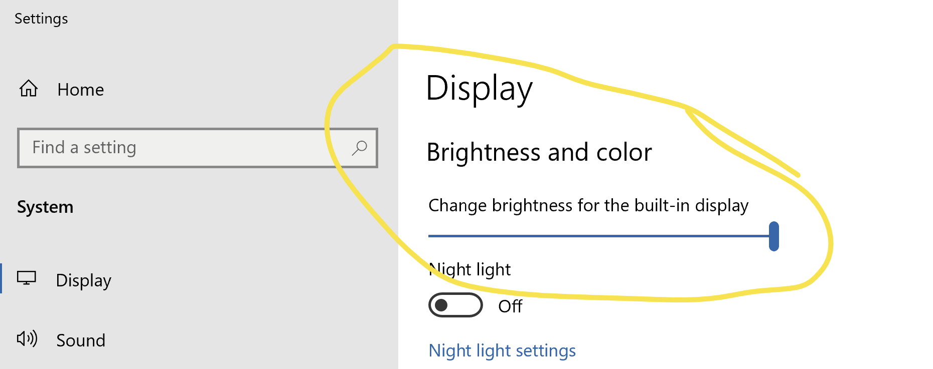 Why won't my preference for the highest setting STAY for "Change brightness for the... 78fa1c10-3596-4ff6-9df8-4d733085c9c7?upload=true.png