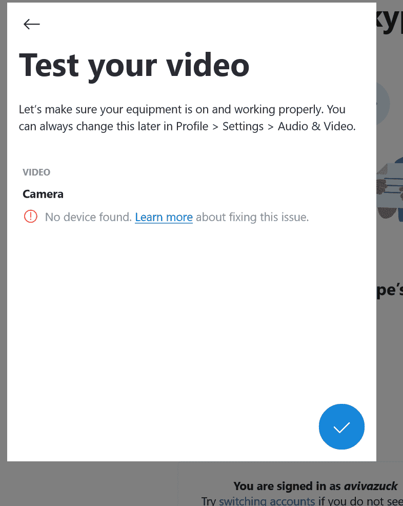 Why doesn't skype detect my camera is on and enabled (windows 10) 79240543-5f48-4271-b293-61a924628210?upload=true.png