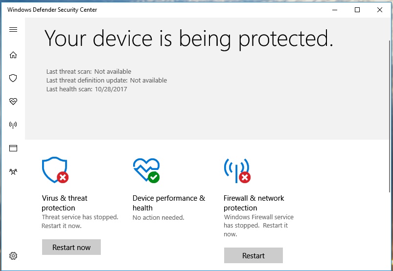"Virus & threat protection has stopped". Unable to start. Windows 10 796530fd-79b2-4c87-a93c-c57a1a343c40.jpg
