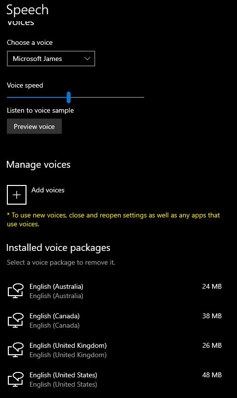 W10 Pro - Settings keep forgetting I have installed the voice packs... 797bbe70-b0bc-42ed-ace1-b47251e39632?upload=true.jpg