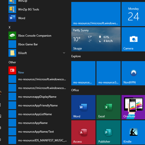 Strange tiles after update from Microsoft store 798807bb-dd80-48fc-9f3a-1bc89d194472?upload=true.png