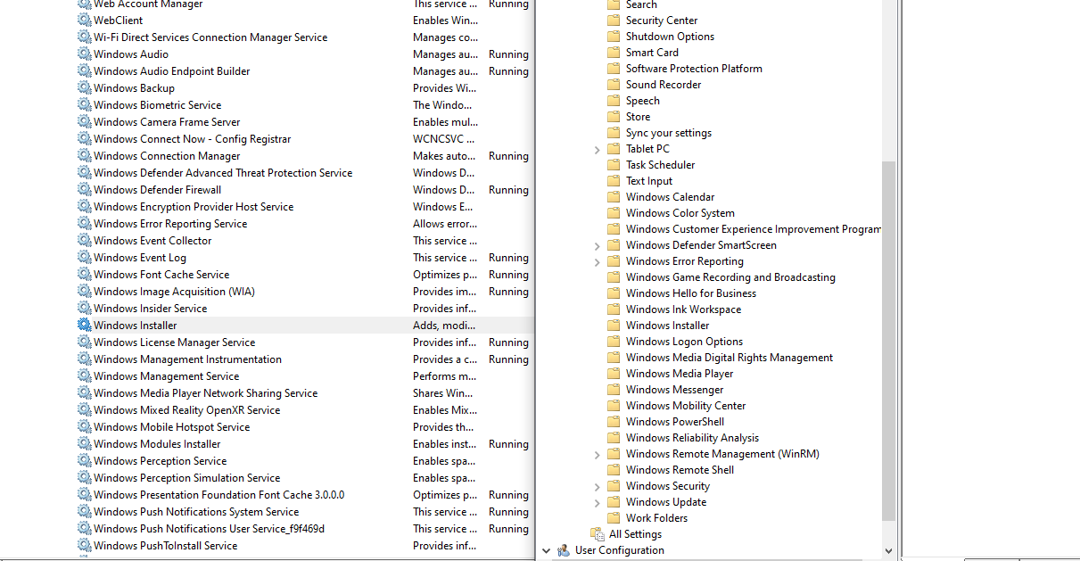 Windows Defender Service missing and no Windows Defender folder in gpedit.msc 799e1af0-7fa6-4218-8d3a-94592f08f8f7?upload=true.png